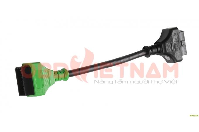 Thiết bị đọc mã lỗi OBD-II kết nối với cổng chẩn đoán trên xe hơi